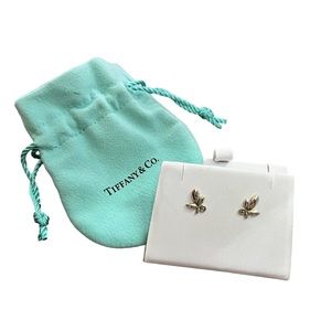 Tiffany & Co. Olive Leaf Earrings, Sterling Silver